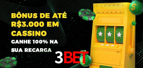 3bet melhor bônus de depósito